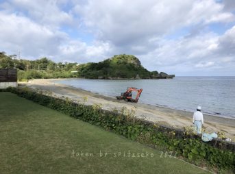 2022/1/26現在マリブビーチ軽石状況